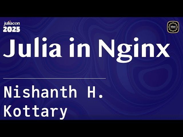 Julia in Nginx - Embedding Julia in Web Server Applications