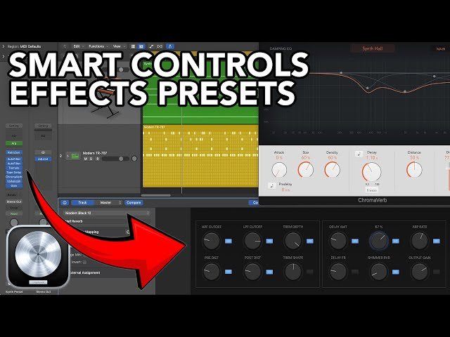 Setting Up Smart Controls Effects Presets for Synthesizers in Logic Pro