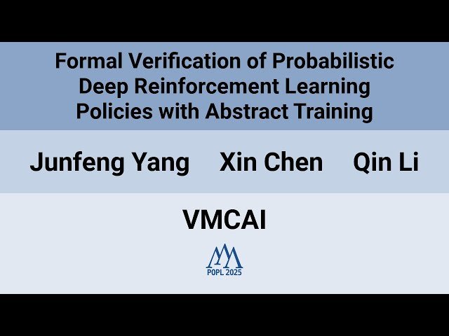 Formal Verification of Probabilistic Deep Reinforcement Learning Policies with Abstract Training