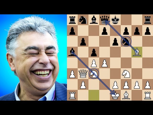 Yasser Seirawan vs Jan Timman - Queen's Indian Defense Pin Tactics