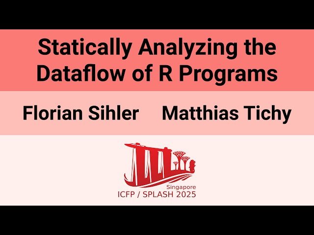 Statically Analyzing the Dataflow of R Programs