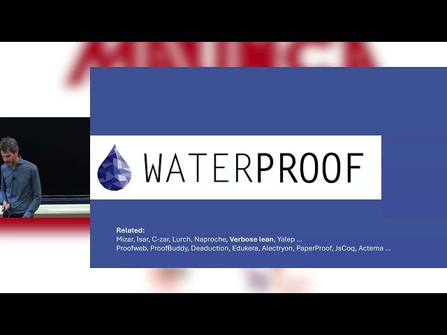 Waterproof - Transforming a Proof Assistant into an Educational Tool