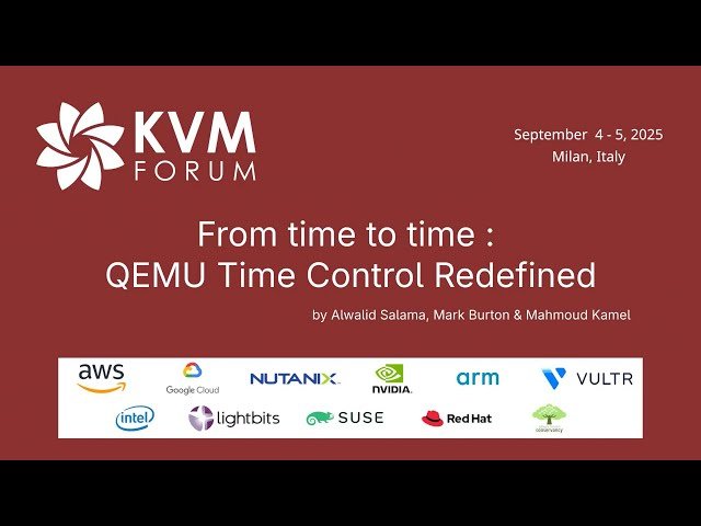 QEMU Time Control Redefined - From Time to Time