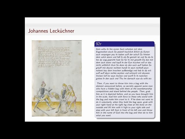 Behind the Scenes of History - Fencing Masters and their Shitposts