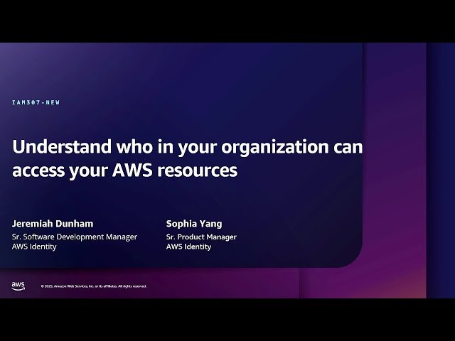 Understanding Who in Your Organization Can Access Your AWS Resources with IAM Access Analyzer
