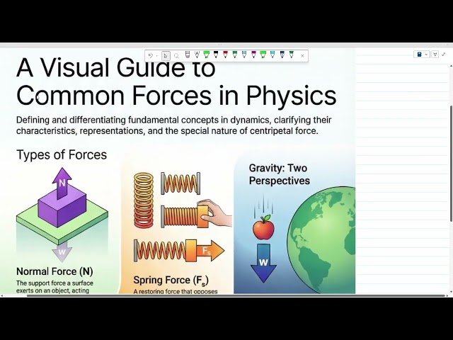 Types of Force and Problem-Solving Examples - Lecture 6