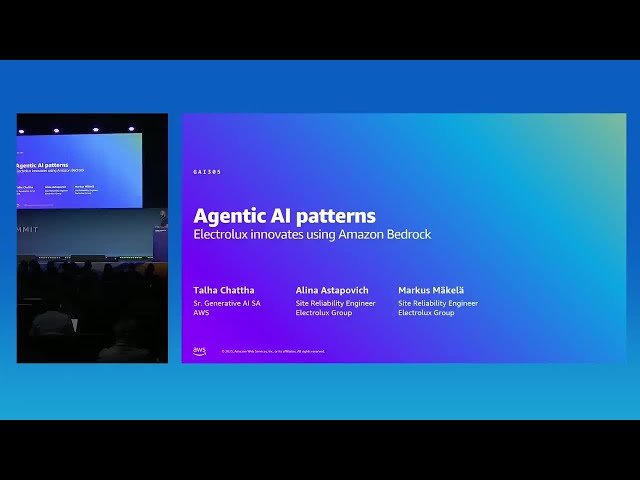 Electrolux Innovates with Agentic AI Patterns Using Amazon Bedrock