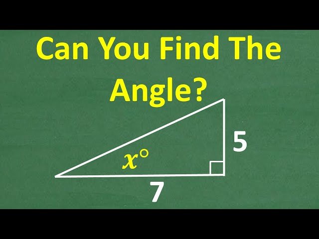 Finding Angles Using Basic Trigonometry - Sin, Cos, Tan