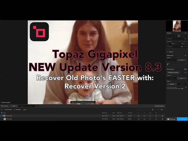 Topaz Gigapixel: First Look at Recover Version 2