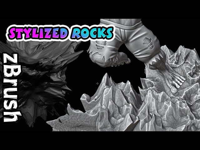 Creating Stylized Rocks in ZBrush - Quick Tutorial