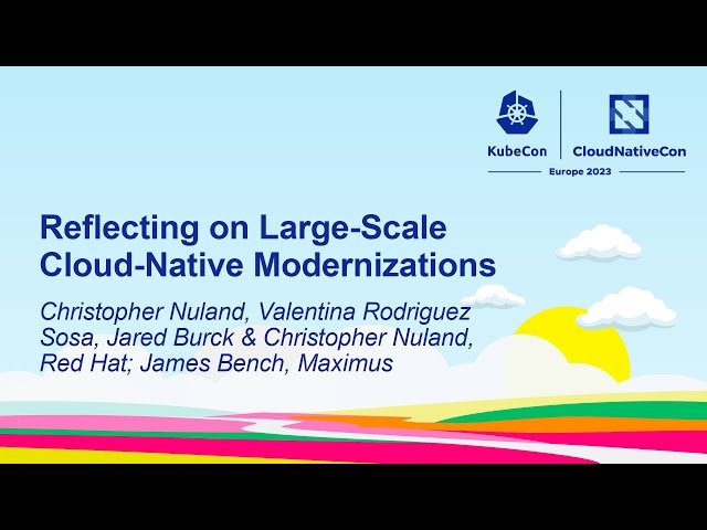 Reflecting on Large-Scale Cloud-Native Modernizations