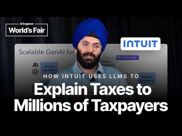 How Intuit Uses LLMs to Explain Taxes to Millions of Taxpayers
