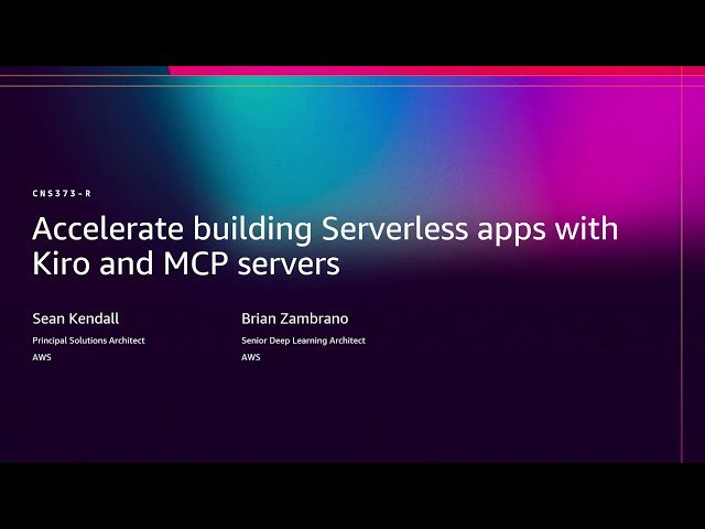 Accelerate Building Serverless Apps with Amazon Q and MCP Servers
