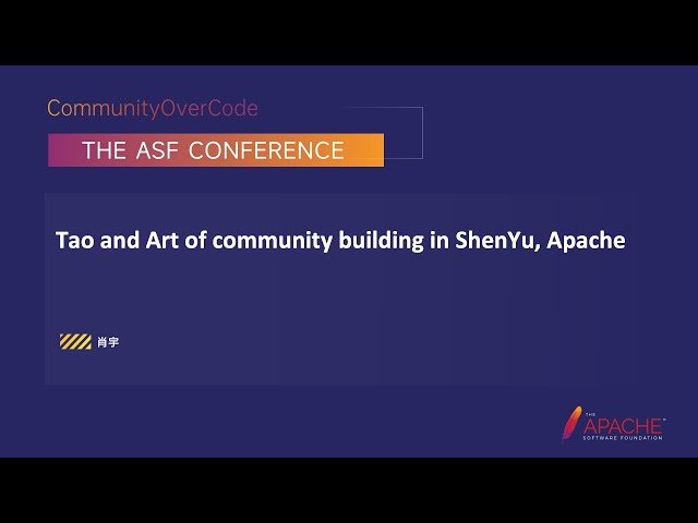 Tao and Art of Community Building in Apache ShenYu