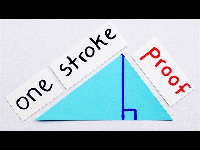 The Simplest Proof of the Pythagorean Theorem - Why Didn't They Teach This in School?
