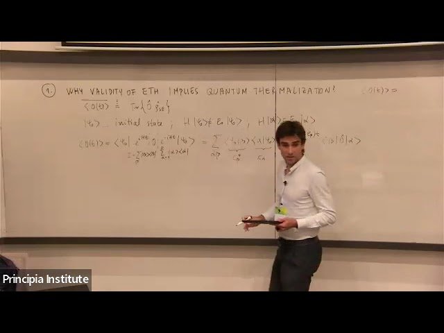 Introduction to Eigenstate Thermalization Hypothesis - Class 2