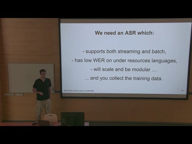 Managing an ASR Project - From Data to Delivery