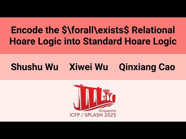 Encode the ∀∃ Relational Hoare Logic into Standard Hoare Logic