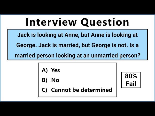 Can You Solve The Marriage Logic Puzzle - 80% Get It Wrong