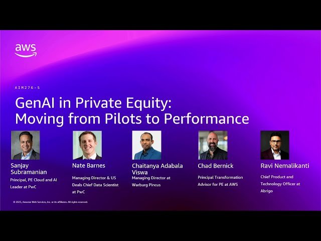 GenAI in Private Equity - Moving from Pilots to Performance