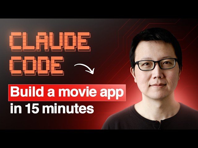 Claude Code Beginner's Tutorial - Build a Movie App in 15 Minutes (2025)