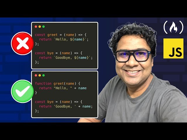 JavaScript Clean Code Course - Fix Code Smells and Refactor