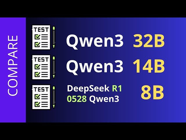 Scaling Intelligence - Qwen3 8B vs 14B vs 32B AI Model Performance Comparison