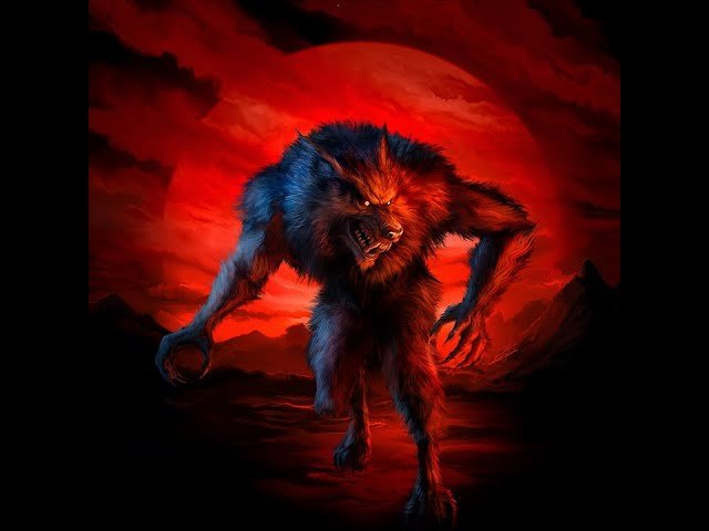 Werewolf Digital Painting Process