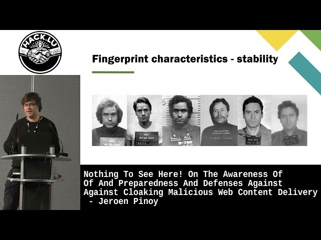 Nothing To See Here - On Cloaking Malicious Web Content Delivery