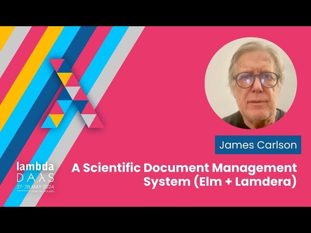 A Scientific Document Management System Using Elm and Lamdera