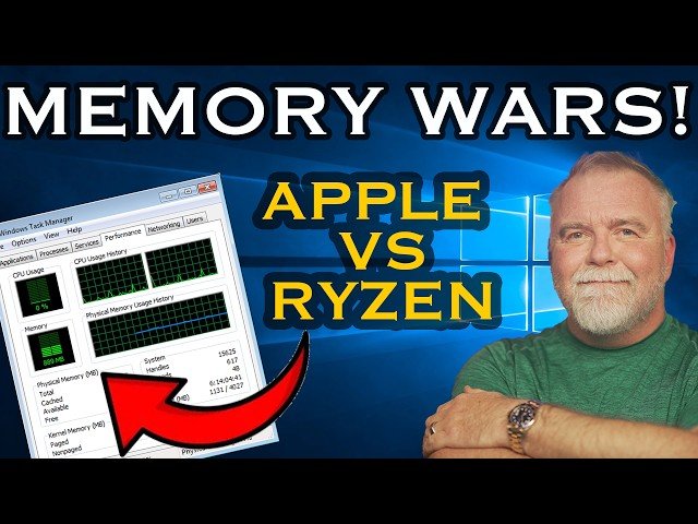 Memory Wars - Apple vs Ryzen - Is Unified Memory Faster than Shared GPU Memory?