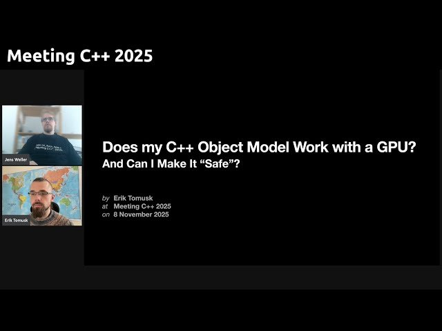 Free Video: Does My C++ Object Model Work with a GPU and Can I Make It ...