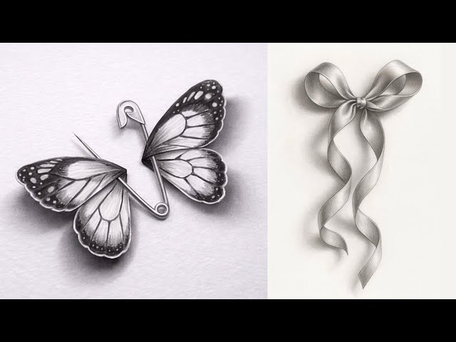 6 Pencil Sketches - How to Draw