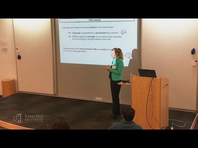 Language and Thought in Brains - Implications for AI