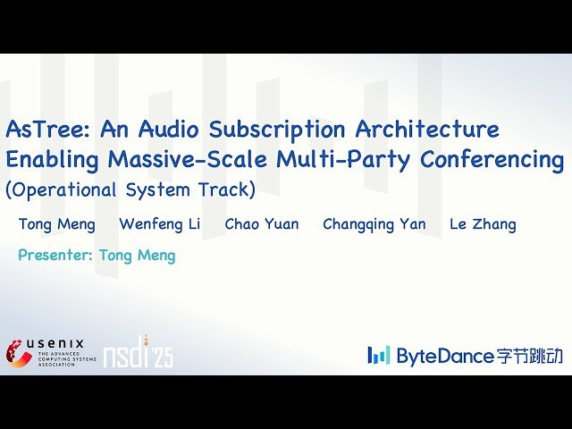 AsTree - An Audio Subscription Architecture Enabling Massive-Scale Multi-Party Conferencing