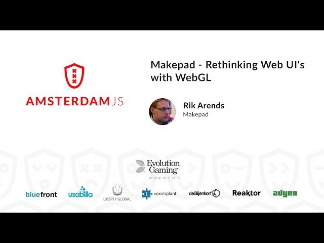 Rethinking Web UI's with WebGL
