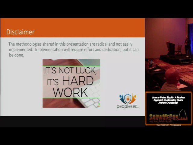 How to Patch Stupid - A Modern Approach To Securing Users