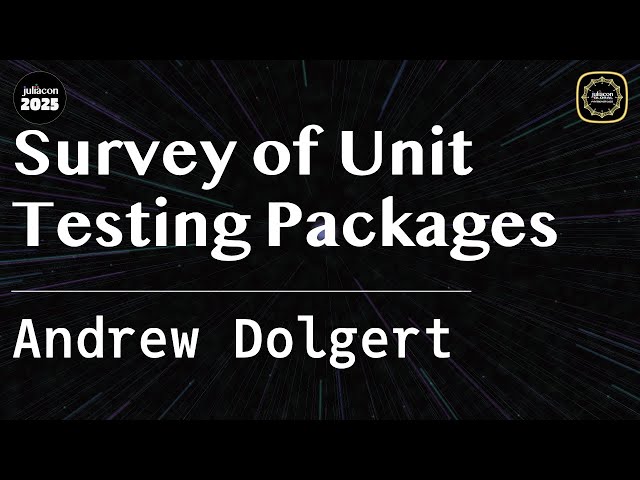 Survey of Unit Testing Packages in Julia