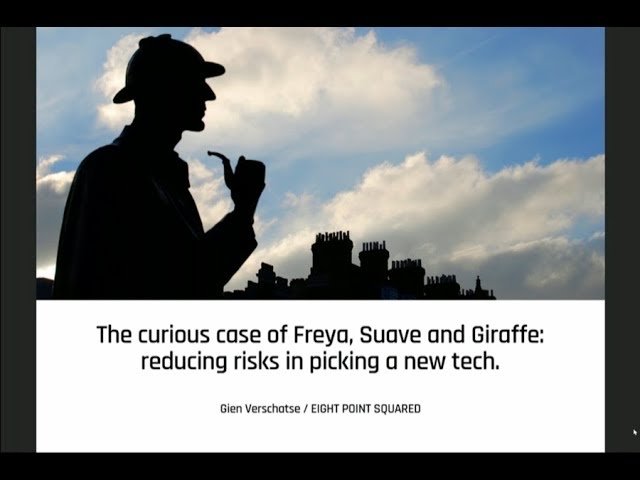 The Curious Case of Freya, Suave and Giraffe - Reducing Risks in Picking a New Tech
