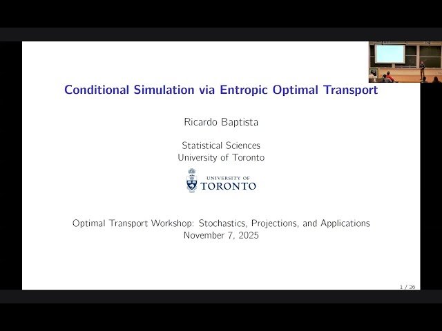 Conditional Simulation via Entropic Optimal Transport