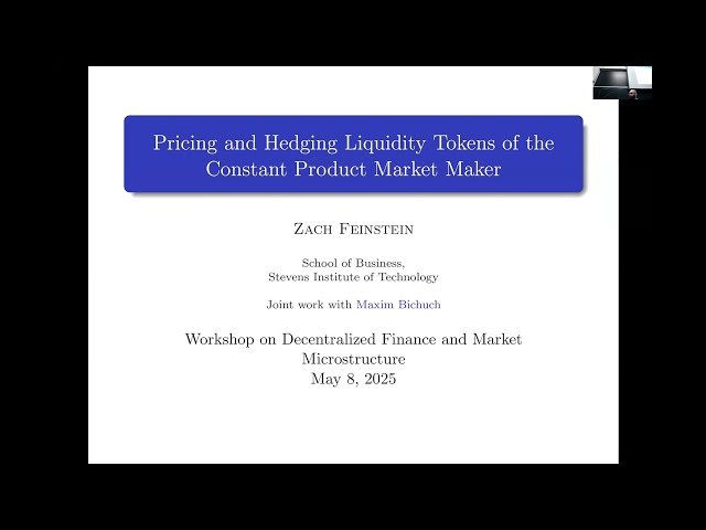 Pricing and Hedging Liquidity Tokens of the Constant Product Market Maker