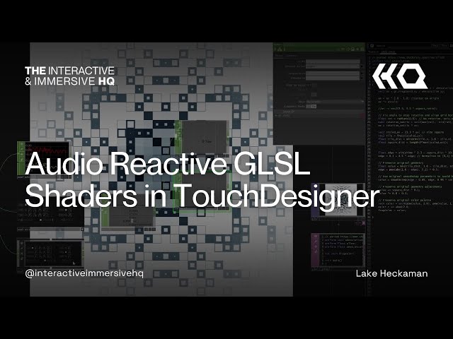 Audio Reactive GLSL Shaders in TouchDesigner