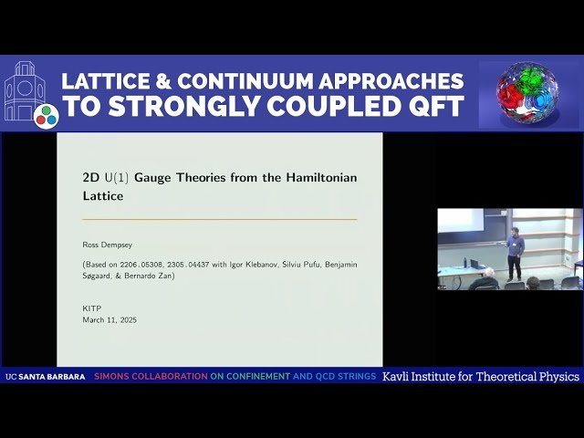 2D U(1) Gauge Theories from the Hamiltonian Lattice
