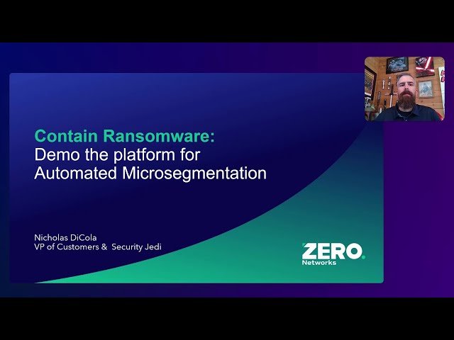 Platform Demo for Automating Microsegmentation - ODSP1434
