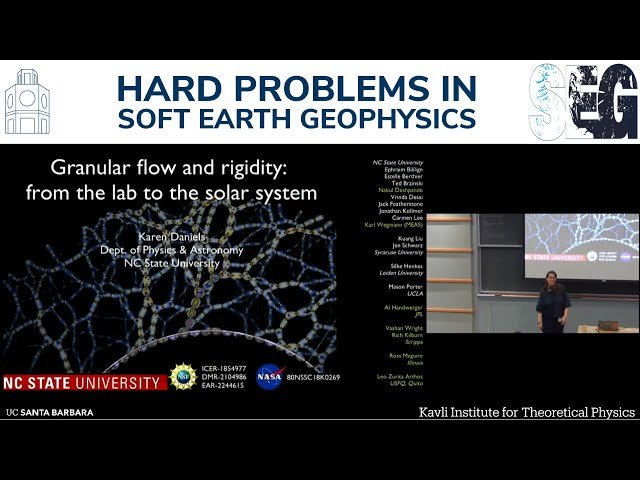 Granular Flow and Rigidity - From the Lab to the Solar System