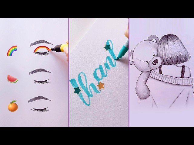 11 Easy Creative Art Hacks When You're Bored - Art Ideas - Painting for Beginners