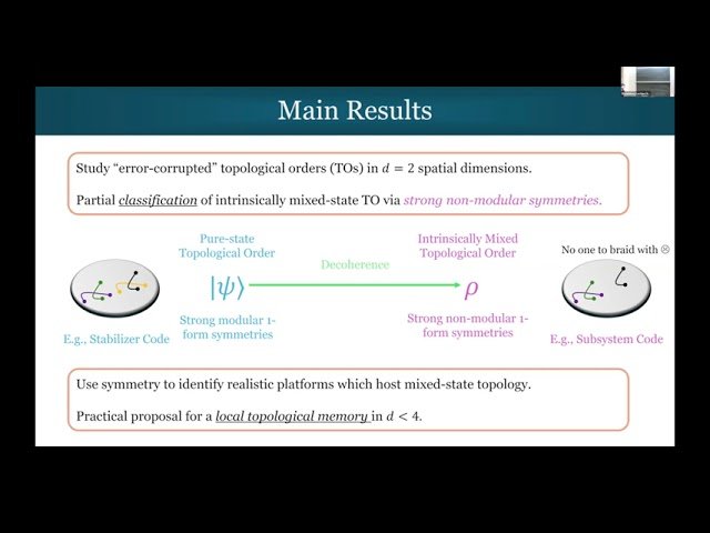 Topological Order in Noisy Quantum Systems