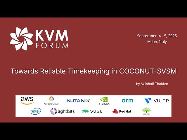 Towards Reliable Timekeeping in COCONUT-SVSM