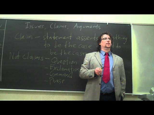 Course Lectures:  Spring 2011 Critical Thinking