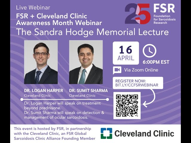 The Sandra Hodge Memorial Lecture - Detection and Management of Sarcoidosis